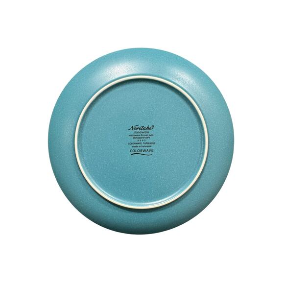 Noritake Colorwave Turquoise 8093 Salad Plates Set of 4 - Picture 3 of 3
